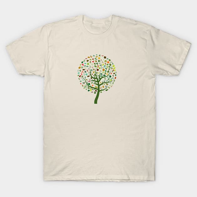 Tree T-Shirt by Dascalescu